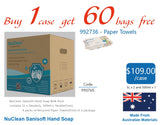 NuClean Sanisoft Hand Soap, material from Australia, Bulk Pack, 990765 (No.1 Good Price in Australia)