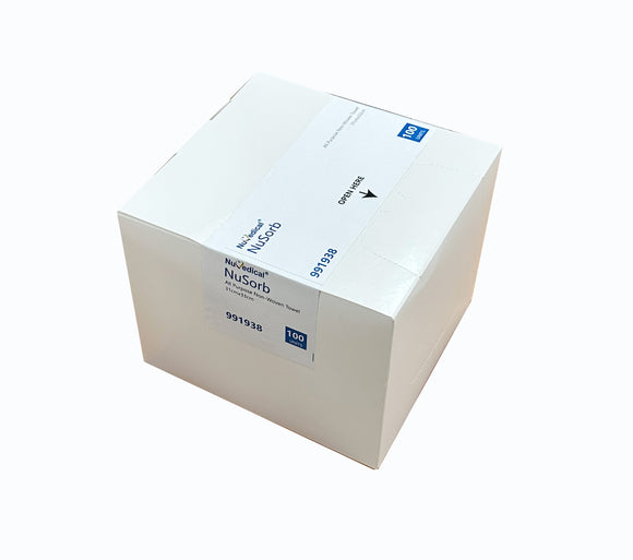 NuSorb - Dry Cleaning Wipes, Softness, Lowest-Lint, 31x33cm, 100pcs/box, 991938