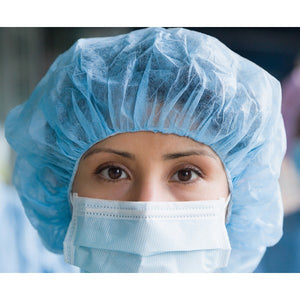 NuMedical Nurse Bouffant Caps 21"(53cm), 500pcs, 992171