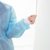 Isolation Gown, Knee-Length & Knitting Cuffs , 10 x 5 bags/case, 991539, $1.40/piece - numedical