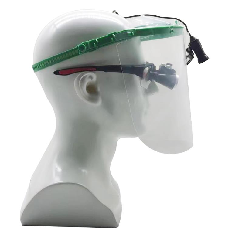 Dental Loupe Face Shield, 990138, 1+30pcs/box numedical