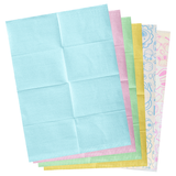 3Ply (2ply Tissue+Poly) Junior Bibs, 1000pcs/box, 990201C, 990202C, 990203C, 990204C, 990205C, 990206C, 990303C, 990304C