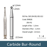 Carbide Bur - Round, 994821-994841 - numedical