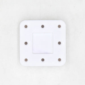 8 Holes Bur Block - Magnetic & Autoclavable, 996399 - White - numedical