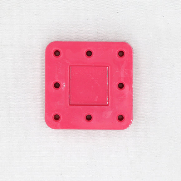 8 Holes Bur Block - Magnetic & Autoclavable, 996413 - Red - numedical
