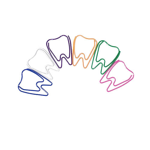 Tooth Paper Clips, Assorted, 993788 numedical