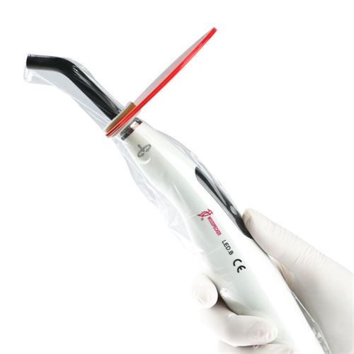 Curing Light Cover, Curved type, L size 340mm L x 85mm W x 20mm Tip W