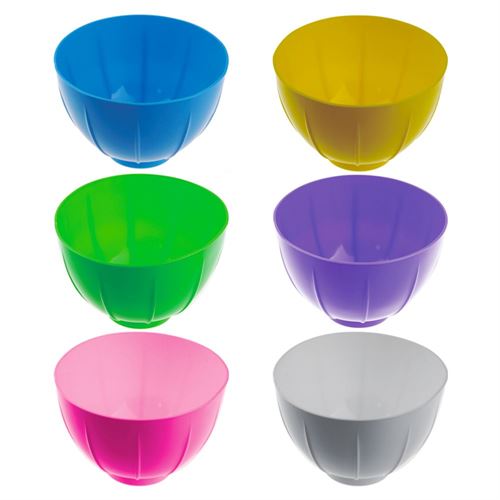 Disposable Mixing Bowls Assorted, 991134, Top Dia. around 12.5cm