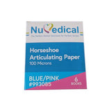 Articulating Paper, Horseshoe (100 Microns , Red), 993080 - numedical
