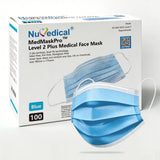 NuMedical Dual-Fit Medical Mask, Level 2, Blue, 100pcs/Box, $4.50/50pcs, 992228