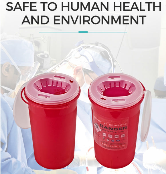 Disposable Round 3.0L Sharps Container, 993840