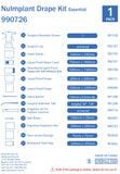 NuImplant Drape Kit Essential, 14 items in kit, 6 Kits Per Carton, 990726, ARTG 292936, Invented by Australian dentists