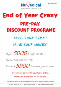 Pre-pay discount program, 880083