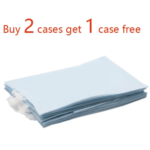 NuMedical Tieon Dental Bibs, 45cm x 33cm, 500pcs/case, 990343, 990344, 990345, 990346, 990347