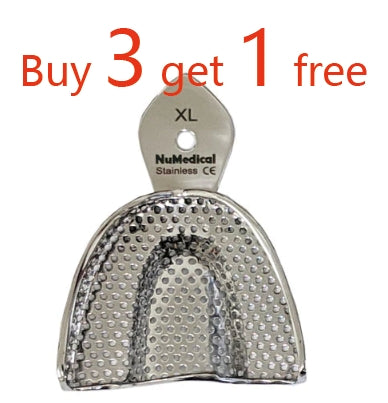 Stainless-Steel Impression Trays, Dentulous, 1 piece per bag, 996716 - 996726