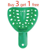 Disposable Impression Trays, Green, Adult Small Upper and Lower, 25pcs/bag, 993415, 993416