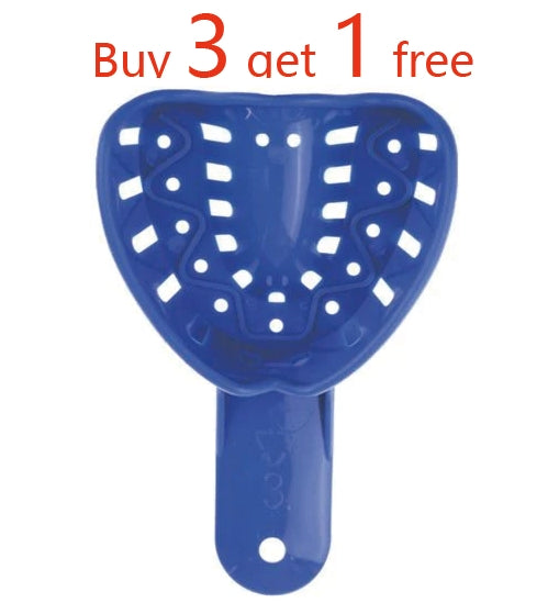Disposable Impression Trays, Blue, Child Medium Upper and Lower, 25pcs/bag, 993413, 993414