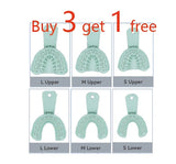 Disposable Rimlock Impression Trays, Green, 6pcs per bag, 991073