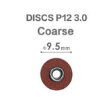 Premium Translucent Polishing Discs, Extra Thin, Dia.9.5mm, Superfine, 100pcs/bag, 994300（suitable for 3M's disc end users)
