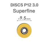 Premium Translucent Polishing Discs, Extra Thin, Dia.9.5mm, Superfine, 100pcs/bag, 994300（suitable for 3M's disc end users)