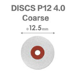 Essential Translucent Polishing Discs, Extra Thin, Dia.12.7mm, Medium, Red, 100pcs/bag, 994317（suitable for Kerr's disc end users)