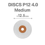 Essential Translucent Polishing Discs, Extra Thin, Dia.12.7mm, Medium, Red, 100pcs/bag, 994317（suitable for Kerr's disc end users)
