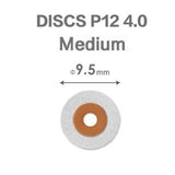Essential Translucent Polishing Discs, Extra Thin, Dia.9.5mm, Medium, 100pcs/bag, 994312 （suitable for Kerr's disc end users)