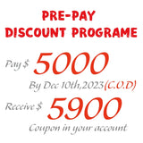 Pre-pay discount program