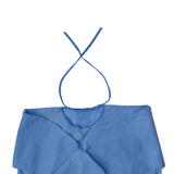 Isolation Gown Level 2, Knee-Length & Knitting Cuffs, Blue, 10pcs per bag, 991548