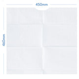 3Ply (2ply Tissue+Poly) Speciality Bibs, Blue, 460mm L x 450mm W, 200pcs/box, 990355, 990356, 990357, 990358, 990359