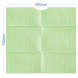 3Ply (2ply Tissue+Poly) Speciality Bibs, Blue, 460mm L x 450mm W, 200pcs/box, 990355, 990356, 990357, 990358, 990359