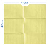 3Ply (2ply Tissue+Poly) Speciality Bibs, Blue, 460mm L x 450mm W, 200pcs/box, 990355, 990356, 990357, 990358, 990359