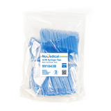 A/W Syringe Tips, Blue Core/Clear Tube, 250pcs/bag and 1000pcs/bag, 991043 and 991043B