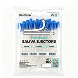 Saliva Ejectors, Blue Tip/Clear Tube, 991306 1000pcs/case and 991309 100pcs/bag