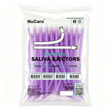 NuNeon Saliva Ejectors, Assorted Colours Available, Mix & Match by Carton, 100pcs/bag 10bags/case, 991319