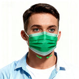 Level 3 Dual-Fit Medical Mask, Alpha-Fold, Color Emerald, 100pcs/box, 992230