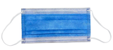 Level 3 Dual-Fit Medical Mask, Alpha-Fold, Color Sapphire, 100pcs/box, 992231