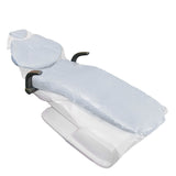 Biodegradable 73cm x 203cm Non-Slip Dental Full Chair Covers, Disposable Dental Chair Sleeve, Waterproof Plastic Cover Sleeves, Tattoo Chair and Hydraulic Bed, 125pcs per roll/box, 998563