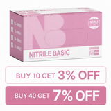Basic Nitrile Examination Glove, Pink, $6.50 PER 100PCS, 200pcs/bx, Bx Size(cm): 23.5 L x 12 W x 8 H, 990052 - 990054
