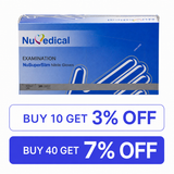 NuSuperSlim Cobalt Blue Powder Free Nitrile Examination Glove, $6.65 PER 100PCS, 300pcs/bx, Bx Size(cm): 24 L x 12.5 W x 8.5 H, 990040-990043