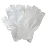 Glove Liner Fingerless, Cotton/Nylon, 1 pair/bag 20bags/box, White, 990001