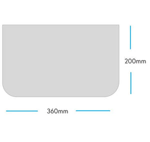 Face Shield Refill Lenses, 90pcs/bag, 990140 - numedical