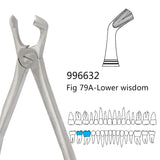 Extraction Forceps, Lower Wisdom, 996631, 996632 - numedical