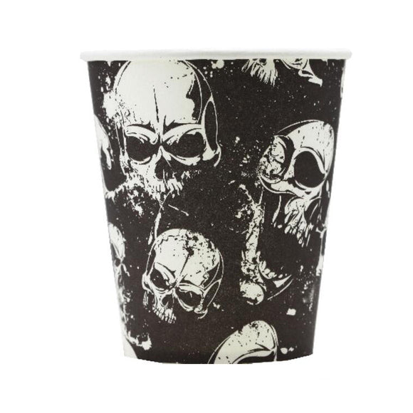 Skull Paper Cup, 990425, 150ml, 1000pcs/box - numedical