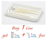 Dental Examination Kit, Sterile, Include mirror x 1, probe x 1, tweezer x 1 and tray x 1, 200packs/case, 990732 - numedical