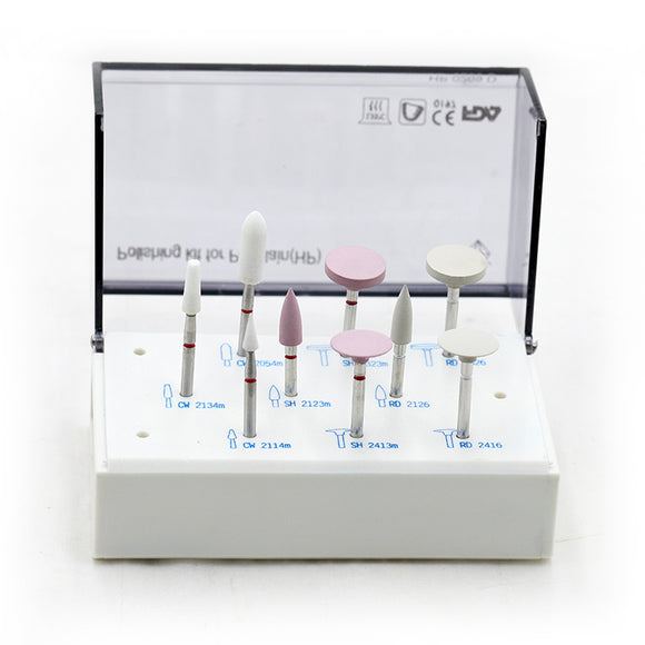 Polishing Kit for Porcelain, Extraoral Use, HP0209D, 991222 - numedical