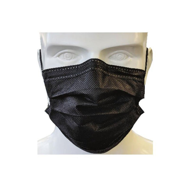 Level 2 Dual-Fit Medical Mask, Black, 100pcs/Box, $6.95/50pcs, 992273 - numedical