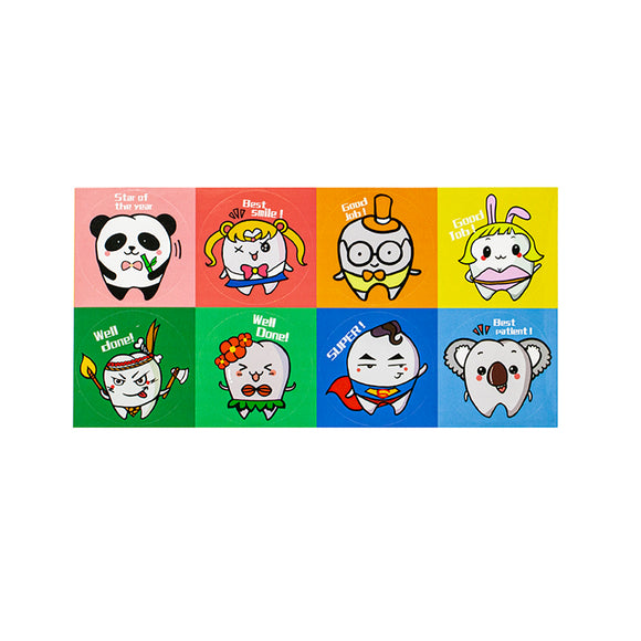 Cosplay Stickers for Children, 8pcs x 10 sheets, 993287 - numedical