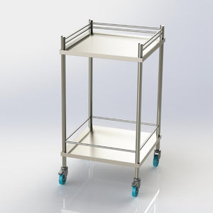 Stainless steel trolley no drawer, 993519