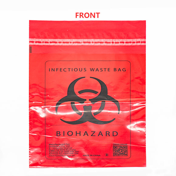 Chairside Biohazard Waste Bag, 355mm(L)x220mm(W)，250pcs/bag, 993842 - numedical
